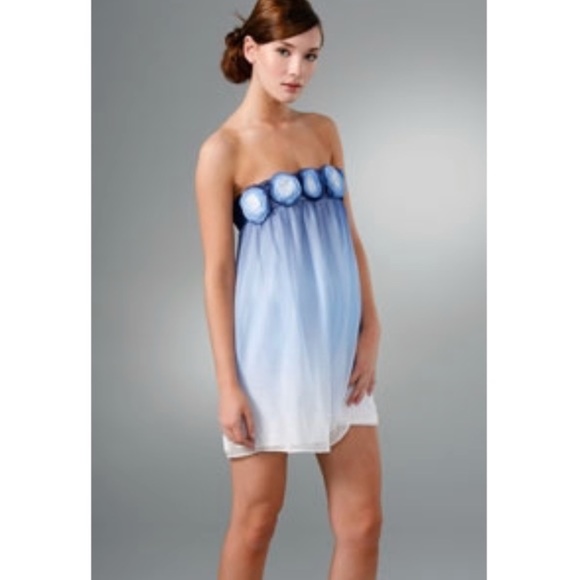 Alice + Olivia Dresses & Skirts - Alice + Olivia Ombre Rosette Tube Dress